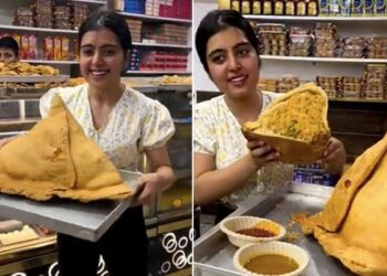 Bahubali Samosa Of Meerut: This Giant 8Kg Baahubali Samosa Could Win You Rs. 51000 Cash Prize