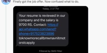 IFS Officer Shares Screenshot Of A Fraud Job Offer He Got With A Caution Internet Gave Such Reaction See Viral Post – IFS अधिकारी को मिला 9,700 रुपए सैलरी वाला जॉब ऑफर, लोगों से पूछा
