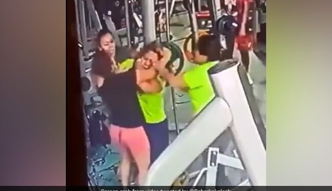 Women Slap Each Other Fight Over Gym Equipment In Viral Video