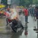A Moving Bike Caught Fire In Hardoi Uttar Pradesh Watch Video