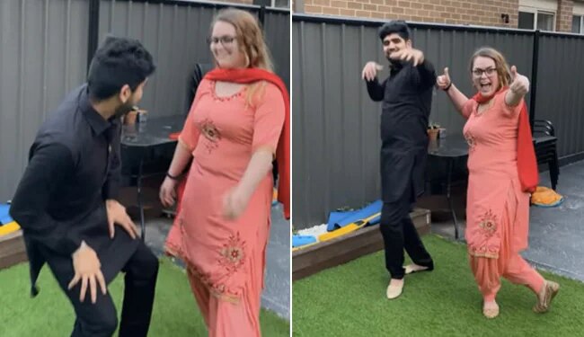 Video: देसी मुंडे के साथ विदेशी मैम ने हरियाणवी गाने पर लगाए जबरदस्त ठुमके, उड़ा दिया गर्दा