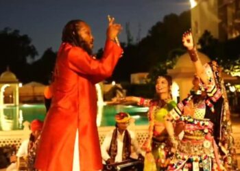 Watch: Chris Gayle Steals The Show As He Celebrates Garba With Gujarat Giants Teammates In Jodhpur