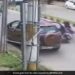 Woman Rider Run Over After Being Hit By Door Of Parked Car Suddenly High Speed Car Passed Over Her Caught On Camera