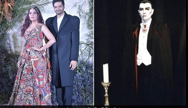 Ali Fazal Reception Outfit Twitter Users Said Inspired By Dracula Outfit Internet Thinks So Not Us – अली फज़ल का रिसेप्शन वाला आउटफिट देख यूजर्स ने लिए मज़े, कहा