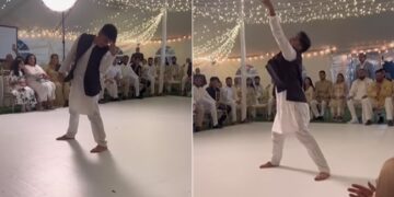Boy Sets Fire On Stage With Dance Performance On Shahrukh Khan Tumse Milke Dil Ka At Uncle Wedding See Viral Video