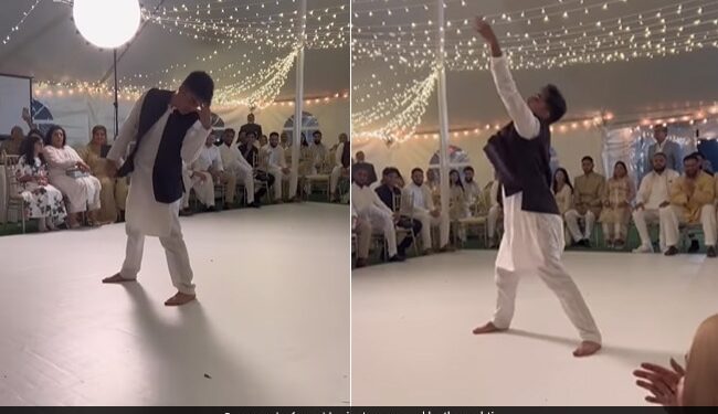 Boy Sets Fire On Stage With Dance Performance On Shahrukh Khan Tumse Milke Dil Ka At Uncle Wedding See Viral Video