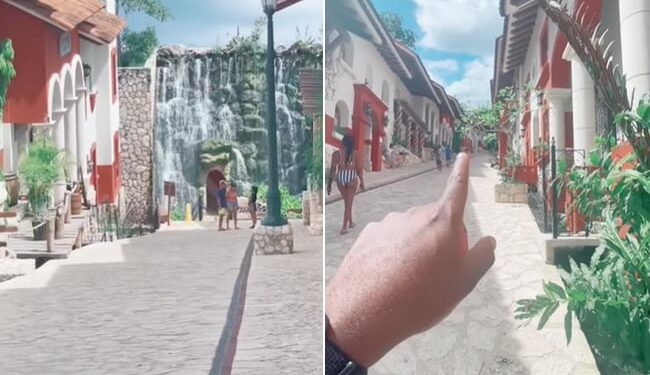 Water Flowing Uphill Illusion: Gravity Causes Water To Flow Upstream At Mexicos Janes Water Park