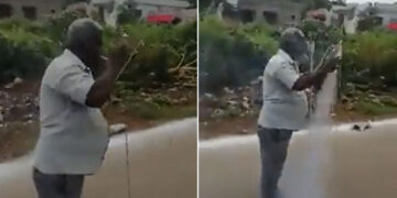 Man Releasing Rocket In Unique Style: Diwali Rocket Releasing By Man With Cigarette Shocking Hilarious Video Going Viral
