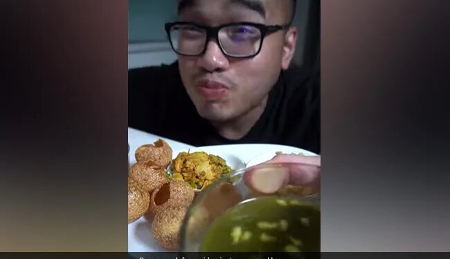 Vietnamese Food Blogger Tries Pani Puri For The First Time His Reaction Goes Viral Watch