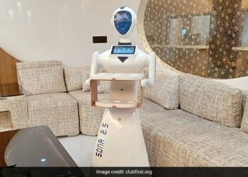 In Diwali, The Robot Created A Ruckus, Served Food To The People And Congratulated Everyone