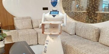 In Diwali, The Robot Created A Ruckus, Served Food To The People And Congratulated Everyone