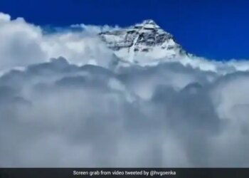Harsh Goenka Shares Breathtaking Drone Footage Of Mount Everest Watch Viral Video