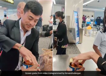 Passenger Was Stopped From Carrying Gulab Jamun At Phuket Airport What He Did Next See Viral Video