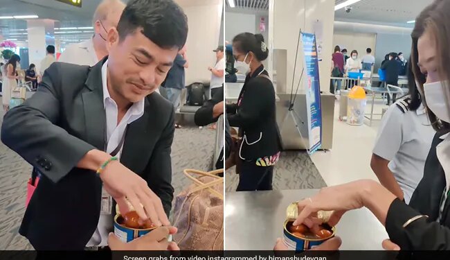 Passenger Was Stopped From Carrying Gulab Jamun At Phuket Airport What He Did Next See Viral Video