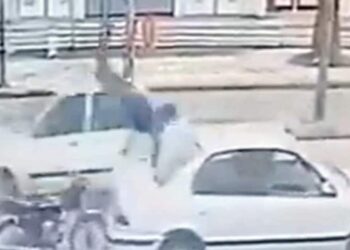 Shocking Accident Video: Video Goes Viral Of An Accident Of A Bike And Car