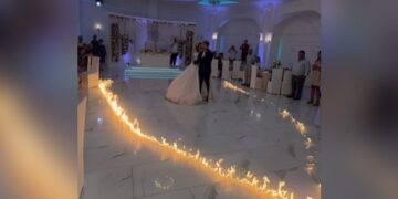 Shocking Wedding Video: Bride And Groom Dance In The Middle Of Heart Of Fire