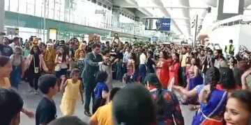 Passengers Break Into Impromptu Garba Dance At Bengaluru Airport See Viral Video