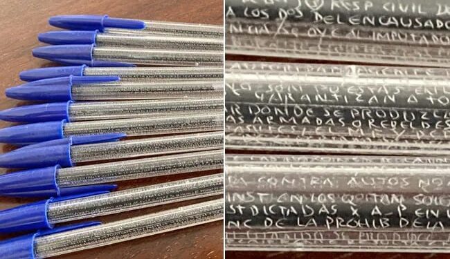 Law Student Made A Special Note On 11 Pens For Theft In Examination, People Said – This Is A Great Discovery! – लॉ के छात्र ने परीक्षा में चोरी के लिए 11 कलम पर बनाया ख़ास नोट, लोगों ने कहा