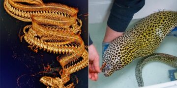 This Incredible Pictures Show 30 Year Old Leopard Eel Getting A CT Scan Photos Goes Viral