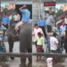 Elephant Eats Golgappe Stands Beside Vendor On Road Internet Loves It See Viral Video – सड़क किनारे लगे ठेले पर मज़े से गोलगप्पे खाता दिखा हाथी, वायरल हुआ Video, लोग बोले