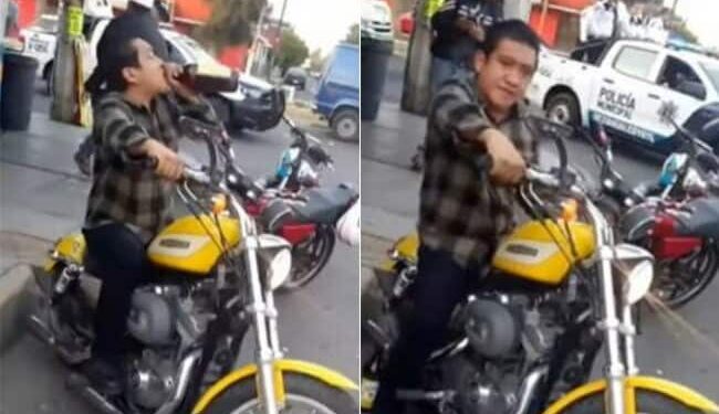 The Person Was Openly Drinking Alcohol And, Then The Police Came, Watch Viral Video