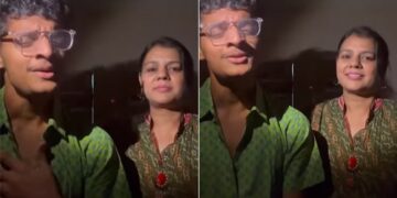 Mother Son Mashup Of Aaoge Jab Tum With Rahe Na Rahe Hum Is A Music Lovers See Viral Video