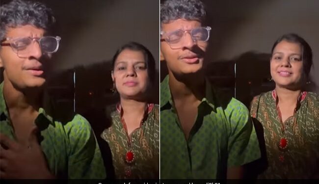 Mother Son Mashup Of Aaoge Jab Tum With Rahe Na Rahe Hum Is A Music Lovers See Viral Video