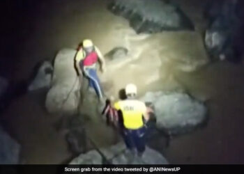 Man Gets Stuck In Raging Uttarakhand River See How He Was Rescued In Viral Video – तेज़ बहाव वाली नदी में गिरी कार, बीच में फंसा रहा शख्स, SDRF टीम ने ऐसे बचाई जान