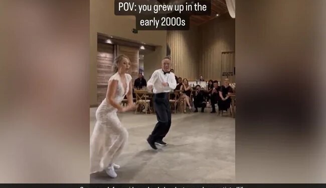 Wedding Video: Dance Moves Of Bride And Her Father Old Video Viral | Bride Did Wonderful Dance With Her Father