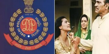 Delhi Police Is Giving A Message Of Awareness To The People Through A Famous Dialogue Of Shahrukh And Kajol Film DDLJ