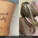 Grand Daughter Makes Tattoo Of Her Grandparents Name On Her Ankle: Woman Gets Her Grandparents Names Inked On Ankle
