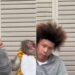 Reaction Of Monkey Viral Video: Monkey Surprise On Hairstyle Of Man Cute Video Viral On Social Media
