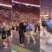Guard Engaged In The Security Guard Of The Dancers In The Stadium Did A Tremendous Dance Video Viral On Social Media