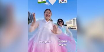 A Woman Dances With Korean Mother In Law, Video Went Viral On All Social Media Platform