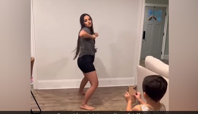 Mother Unique Trick To Make Video Of Child Started Doing Funny Act Son Reaction Goes Viral