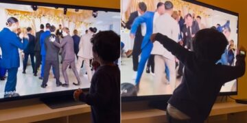 Trending Dance Video: Two Years Boy Dances Watching Norway Dance Group On Tv Funny Viral Video