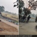 Elephant Picked Up The Bike With Its Trunk Threw It Swaying In The Air Like A Football And Then See Viral Video