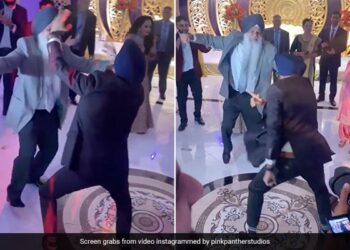 Dance Between Two Sikh Men At A Wedding Function Is Viral Watch Video