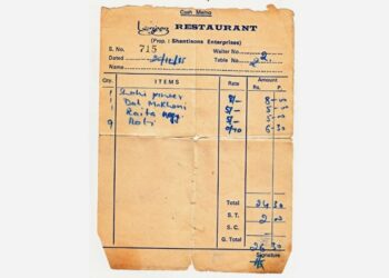 Restaurant Shares Food Bill From 1985 Shocks Internet Users Shahi Paneer Dal Makhni Raita And 9 Roti In Just Rupees 26 Only