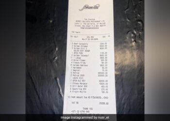 Turkish Chef Salt Lei Shares Rs 1.36 Crore Bill, Says Quality Is Never Expensive – तुर्की के शेफ साल्ट लेई ने शेयर किया 1.36 करोड़ रुपये बिल, कहा