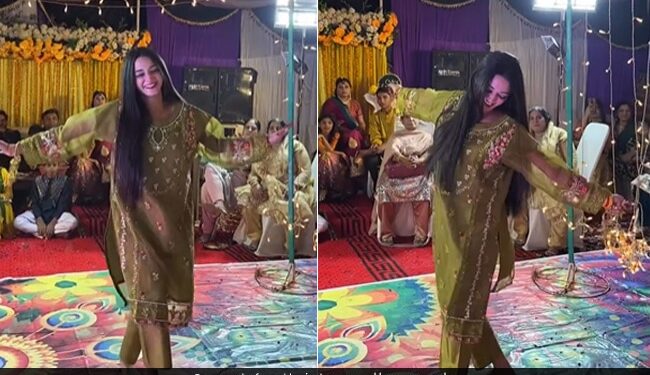 Pakistani Girl Dance Sets The Internet On Fire To Mera Dil Ye Pukare With Romantic Dance Moves At Wedding Function See Viral Video