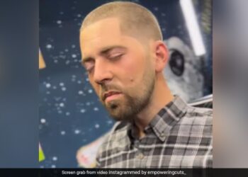 Homeless Man Looks 20 Years Younger After Barber Gives Free Haircut See Viral Video