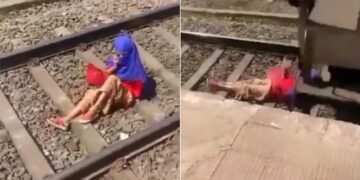 The Train Came As Death And Left After Touching It, But The Girl Did Not Stop Talking On The Phone, Watch Video