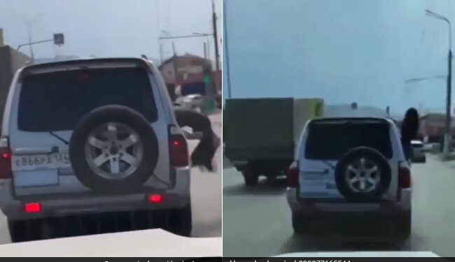 Girl Nagin Dance By Hanging Out From The Window Of Moving Car Then This Happened Papa Ki Pari Video Viral – कार की खिड़की से लटककर नागिन डांस कर रही थी लड़की, फिर जो हुआ, लोग बोले