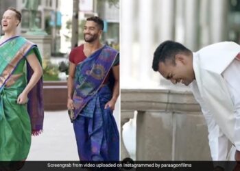 The Grooms Friends Attended The Wedding Wearing A Saree, Except The Bride Everyone Started Looking At Him, See Viral Video