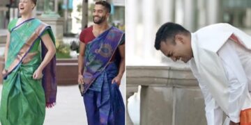 The Grooms Friends Attended The Wedding Wearing A Saree, Except The Bride Everyone Started Looking At Him, See Viral Video