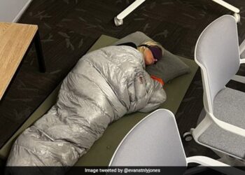 Pushing Round The Clock: Twitter Employee Sleeping On Office Floor Image Viral On Social Media