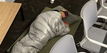 Pushing Round The Clock: Twitter Employee Sleeping On Office Floor Image Viral On Social Media