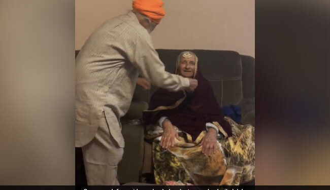 Viral Video: Elderly Man Sees His Wife Dressed As A Bride His Reaction Wining The Internet