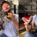 Dangerous Python Snake Attacking Man Neck Risks His Life Snake Threat Attack Video Viral On Social Media